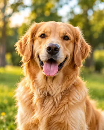 Golden retriever portrait